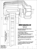 C5/C6 Ø325mm Front Fitment Template