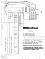 C6 Z51 Ø330mm Rear Fitment Template